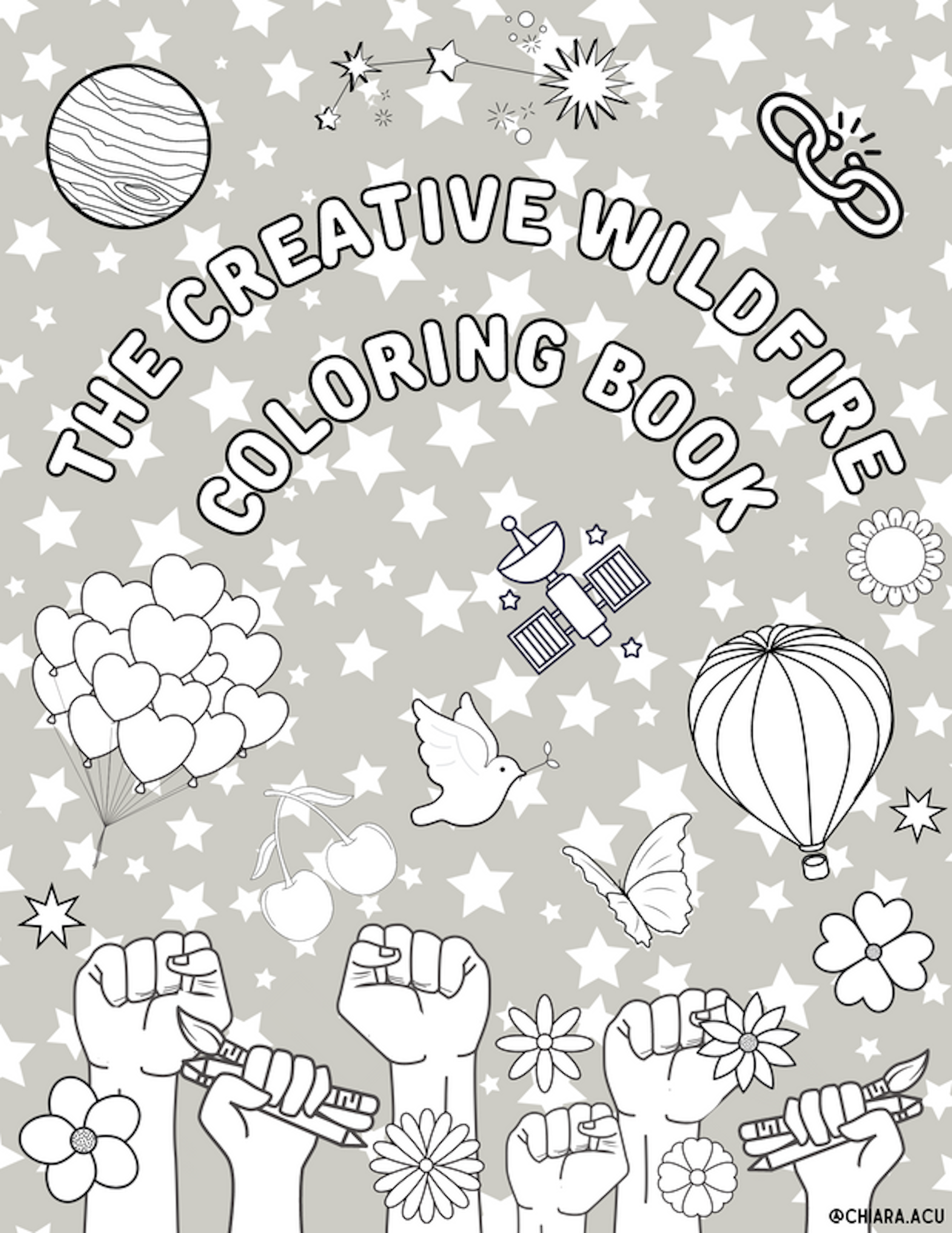 Creative Wildfire Coloring Book